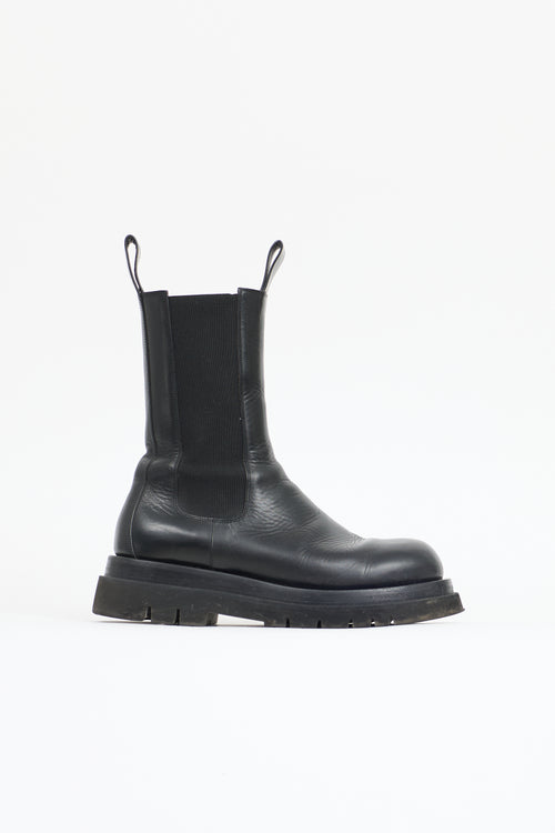 Bottega Veneta Leather Lug Chelsea Boot