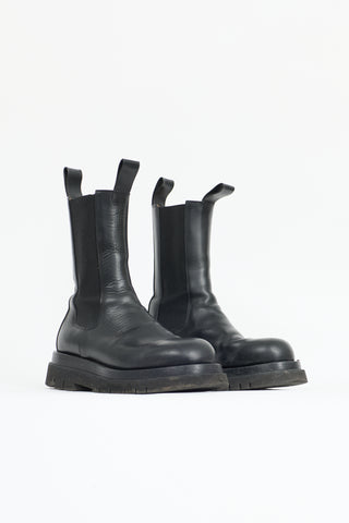 Bottega Veneta Leather Lug Chelsea Boot