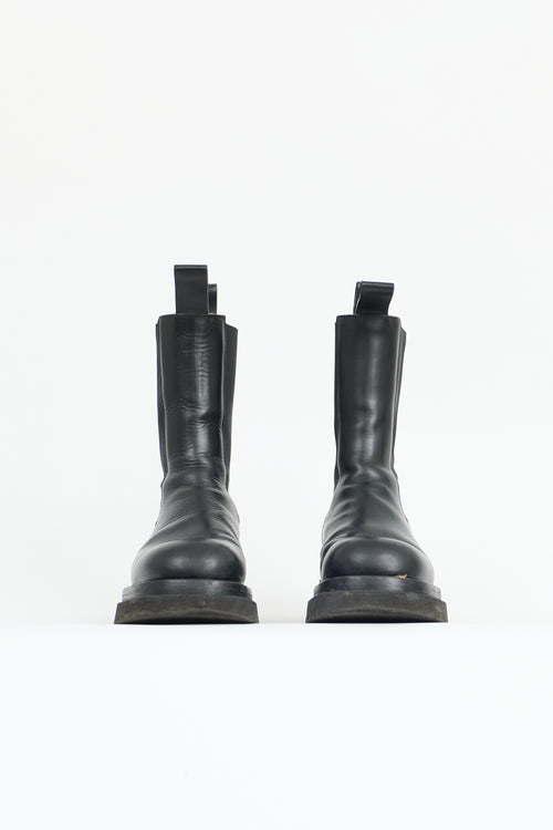 Bottega Veneta Leather Lug Chelsea Boot