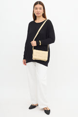 Bottega Veneta Leather Intreccio Cassette Crossbody Bag