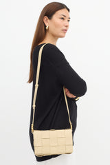 Bottega Veneta Leather Intreccio Cassette Crossbody Bag