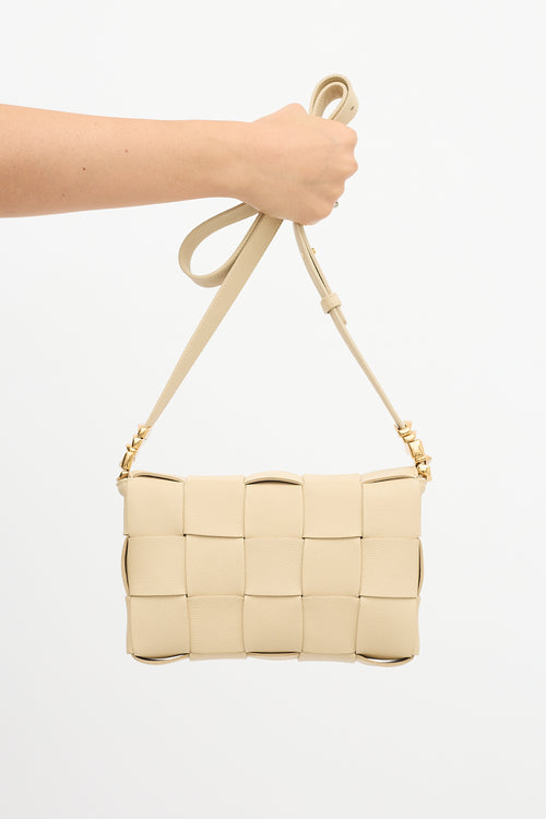 Bottega Veneta Leather Intreccio Cassette Crossbody Bag