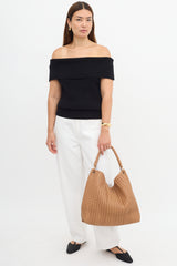 Bottega Veneta Leather Intrecciato Large Natte Tote Bag