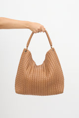 Bottega Veneta Leather Intrecciato Large Natte Tote Bag