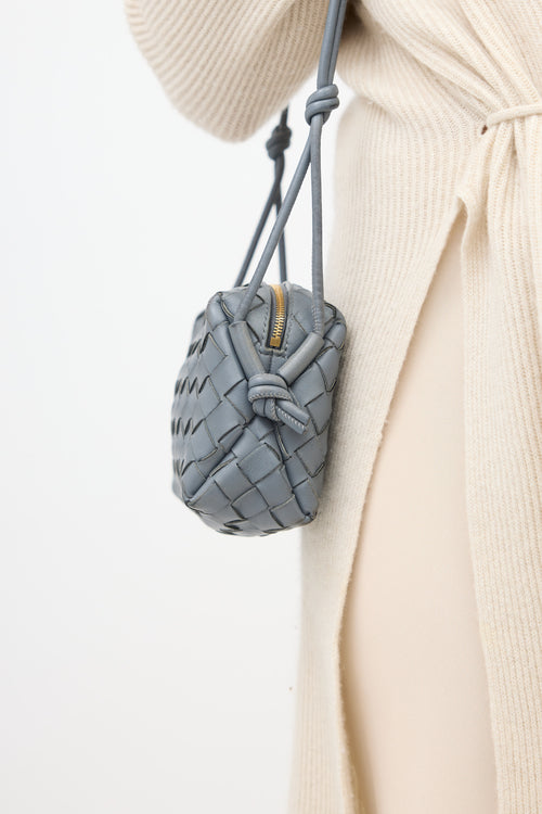 Bottega Veneta Intrecciato Leather Mini Loop Bag