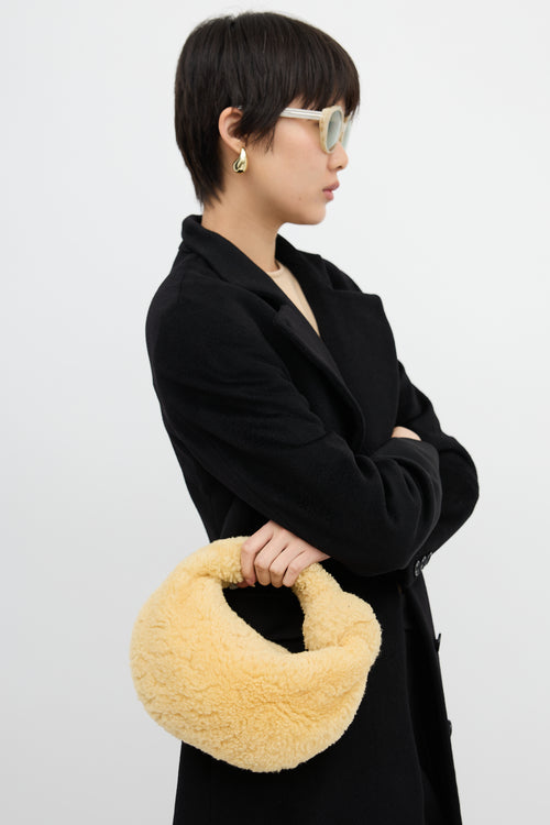 Bottega Veneta Shearling Mini Jodie Bag
