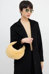 Bottega Veneta Shearling Mini Jodie Bag