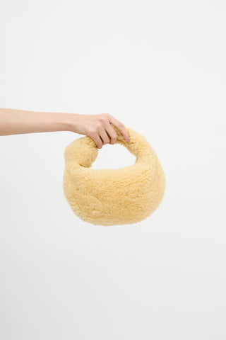 Bottega Veneta Shearling Mini Jodie Bag