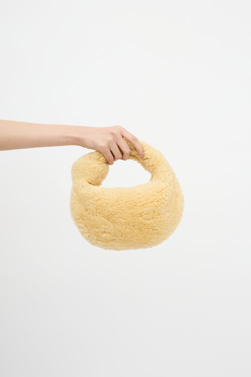Bottega Veneta Shearling Mini Jodie Bag