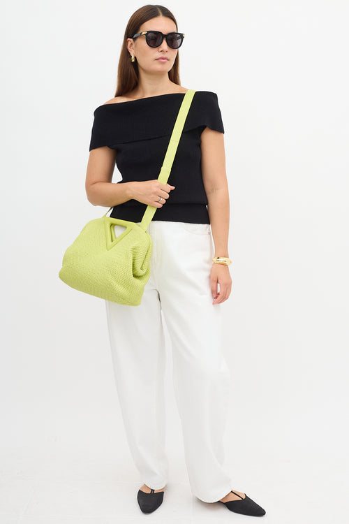 Bottega Veneta Quilted Leather Medium Point Bag