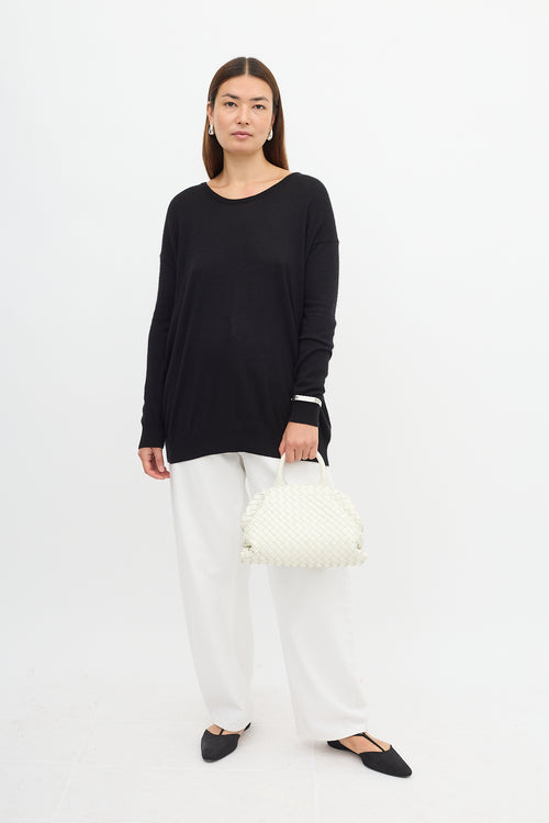 Bottega Veneta Patent Intrecciato Mini Handle Bag