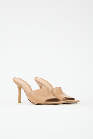 Bottega Veneta Leather Stretch Mule
