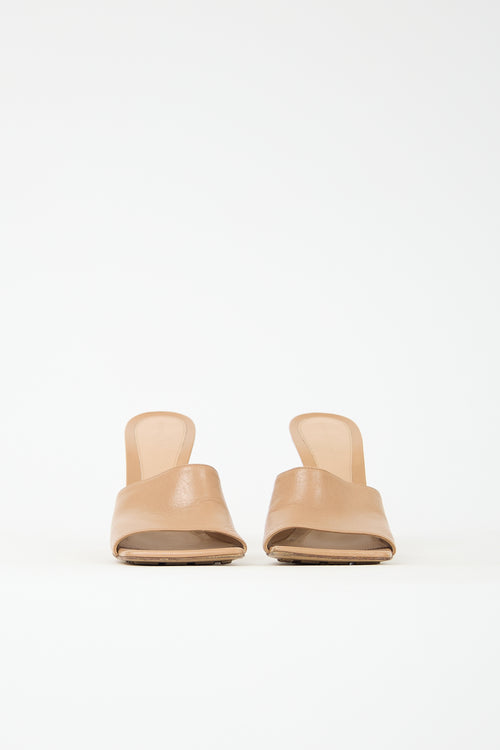 Bottega Veneta Leather Stretch Mule