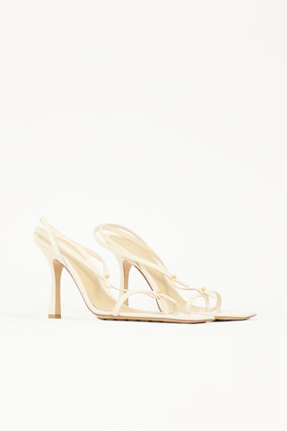 Bottega Veneta Leather Stretch Sandal