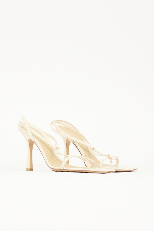 Bottega Veneta Leather Stretch Sandal
