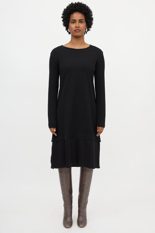 Brunello Cucinelli Wool Combination Dress