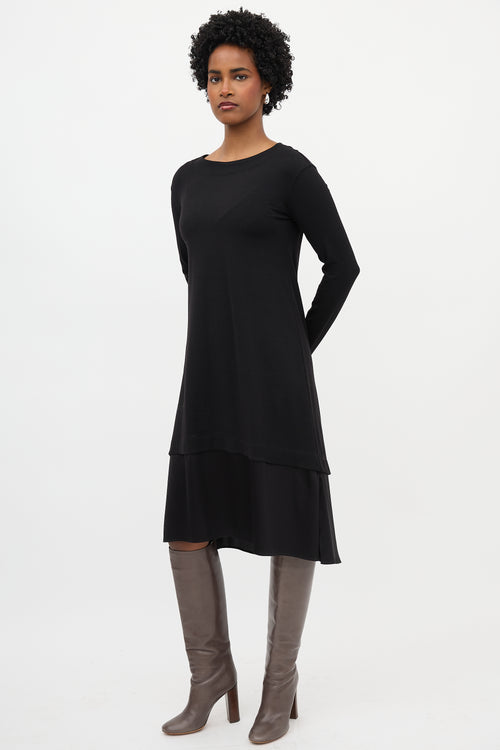 Brunello Cucinelli Wool Combination Dress
