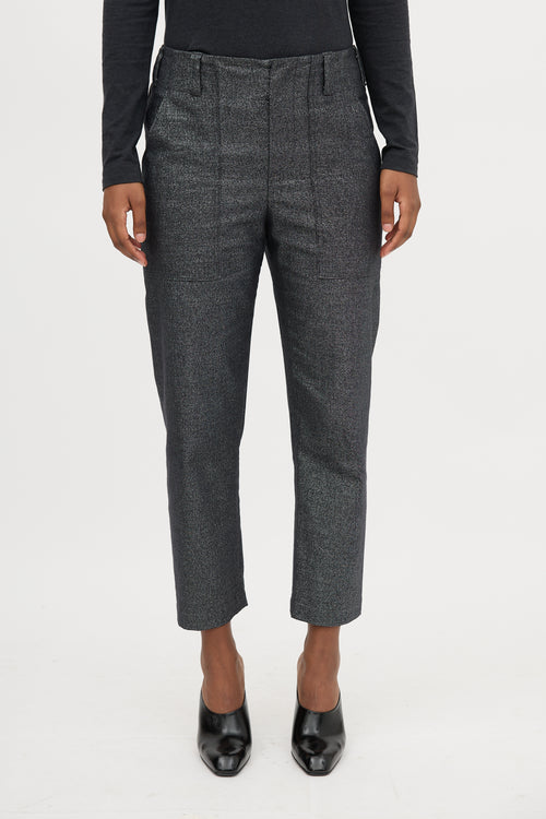 Brunello Cucinelli Sparkly Tapered Trouser