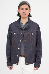 Brunello Cucinelli Wool Denim Finish Jacket