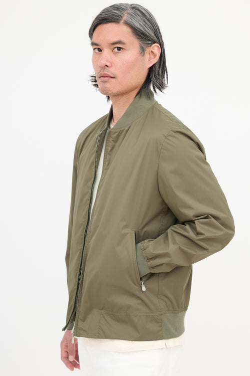 Brunello Cucinelli Nylon Bomber Jacket