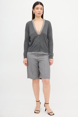 Brunello Cucinelli Cashmere Monili Trim Cardigan