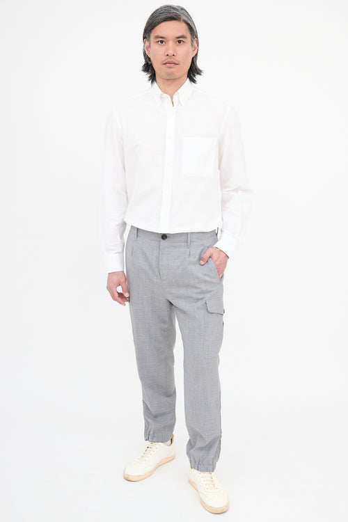 Brunello Cucinelli Wool Cargo Trouser