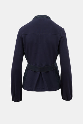 Brunello Cucinelli Knit Panelled Blazer