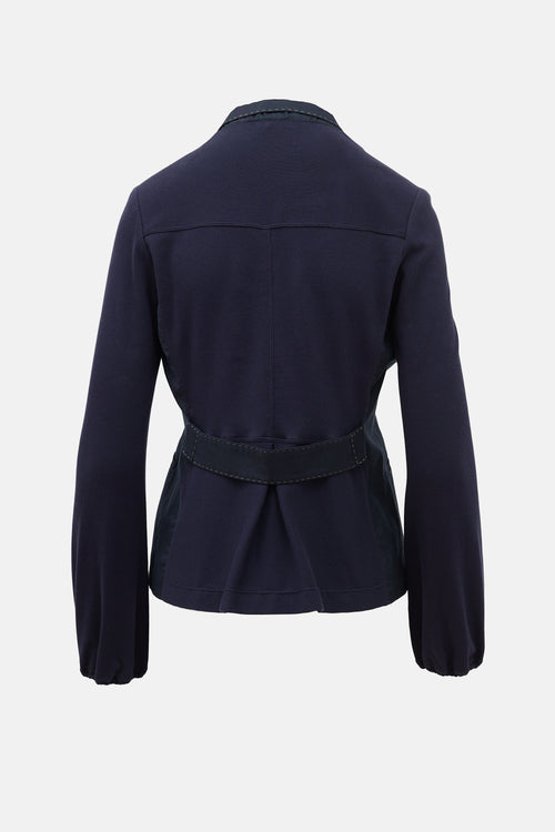 Brunello Cucinelli Knit Panelled Blazer