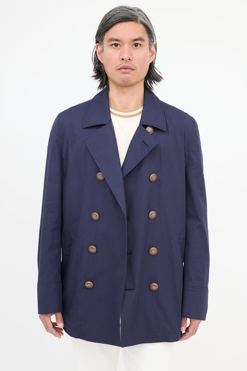 Brunello Cucinelli Double Breasted Short Coat