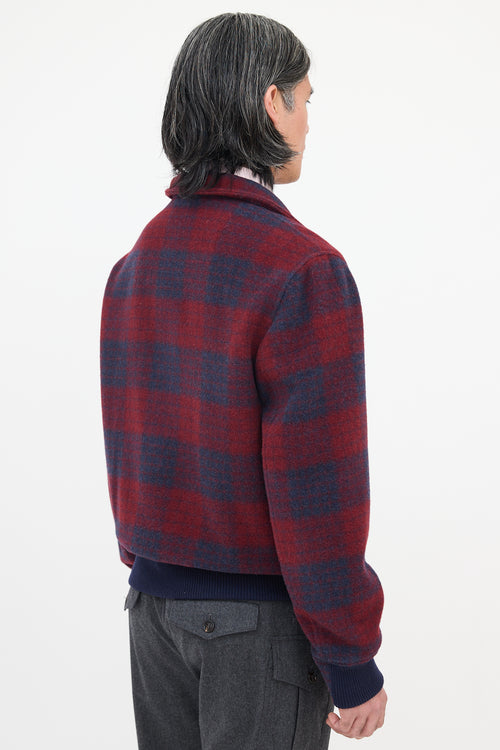 Brunello Cucinelli Wool Tartan Jacket