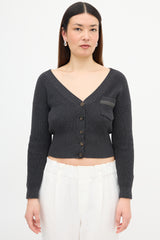 Brunello Cucinelli Monili Trim Pocket Cardigan