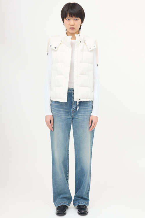 Brunello Cucinelli Corduroy Down Puffer Vest