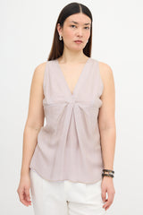 Brunello Cucinelli Silk Front Blouse