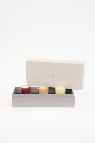 Brunello Cucinelli Scented Mini Candle Set