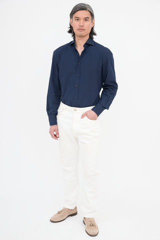 Brunello Cucinelli Leisure Fit Distressed Jeans