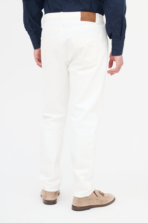 Brunello Cucinelli Leisure Fit Distressed Jeans