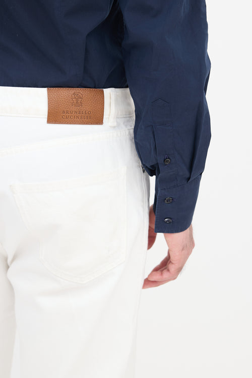 Brunello Cucinelli Leisure Fit Distressed Jeans