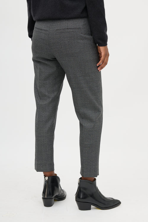 Brunello Cucinelli Patterned Tapered Trouser
