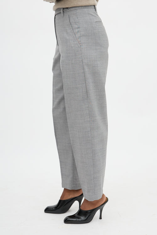 Brunello Cucinelli Wool Tapered Trouser