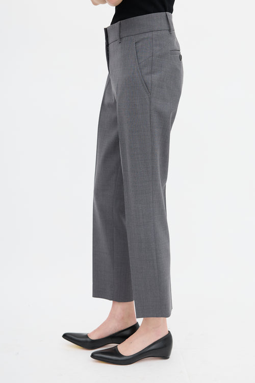Brunello Cucinelli Wool Tapered Trouser