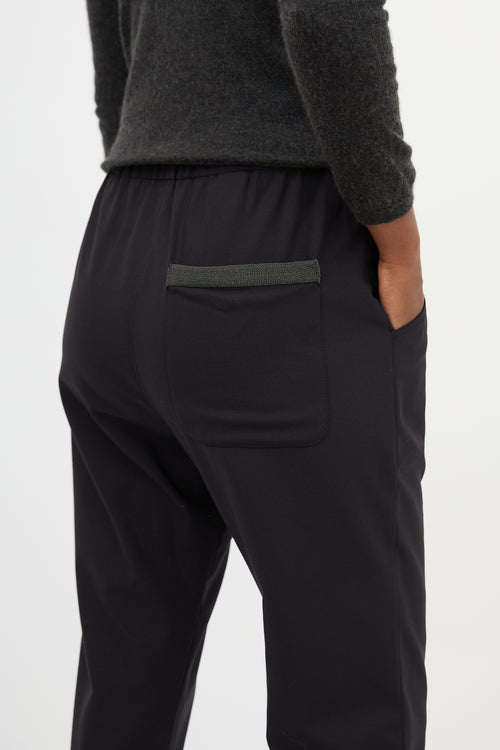 Brunello Cucinelli Monili Drawstring Trouser