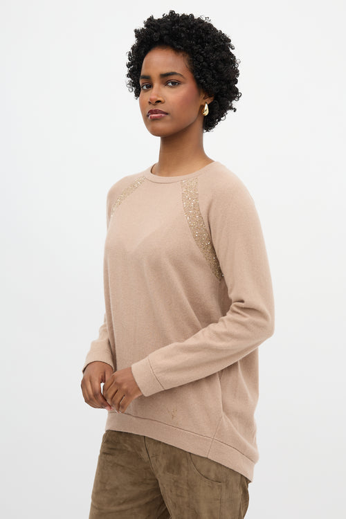 Brunello Cucinelli Cashmere Sequin Sweater
