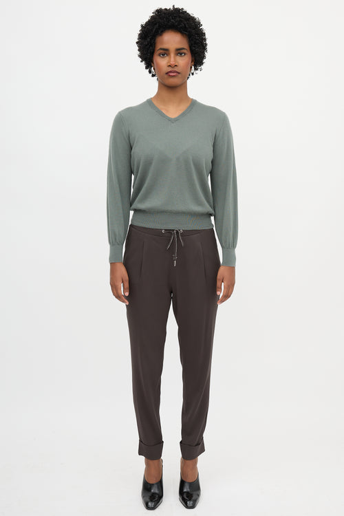 Brunello Cucinelli Cashmere V-Neck Sweater