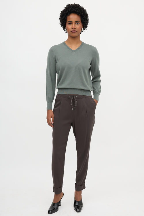 Brunello Cucinelli Cashmere V-Neck Sweater