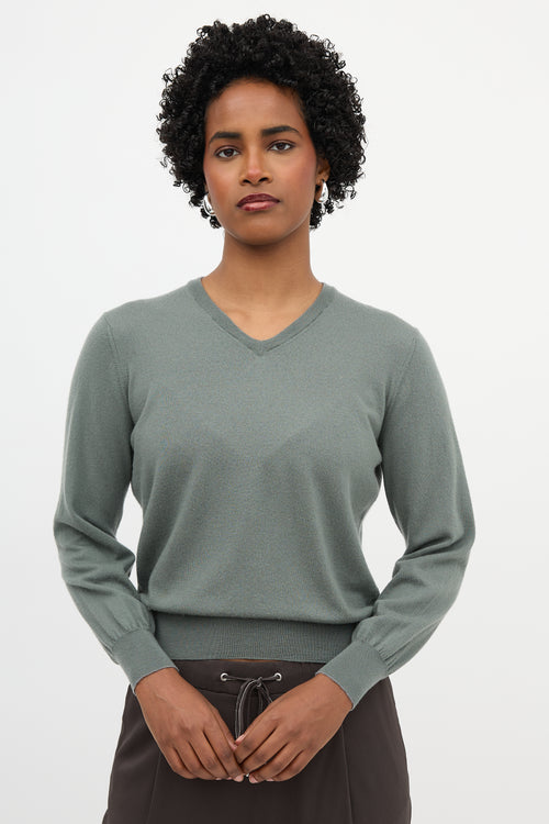 Brunello Cucinelli Cashmere V-Neck Sweater