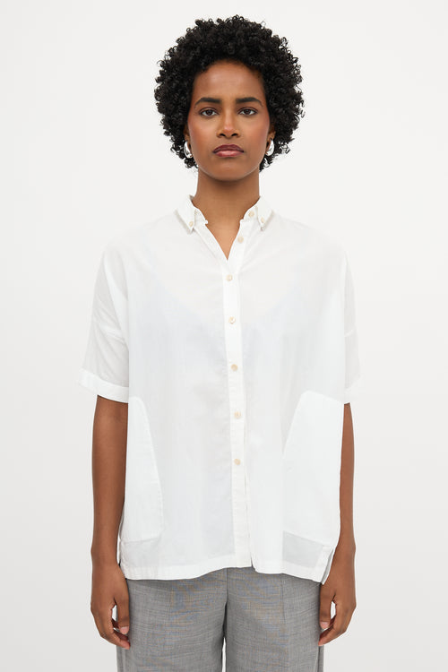 Brunello Cucinelli Monili Trim Shirt