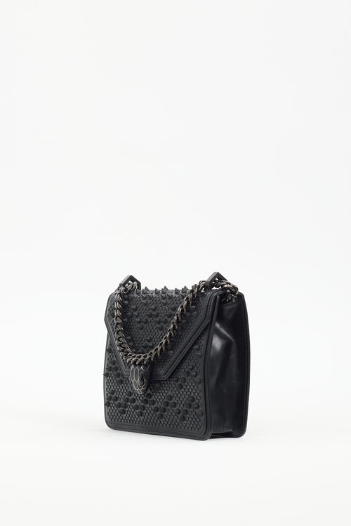 Bulgari X Nicholas Kirkwood Black Serpenti Forever Bag