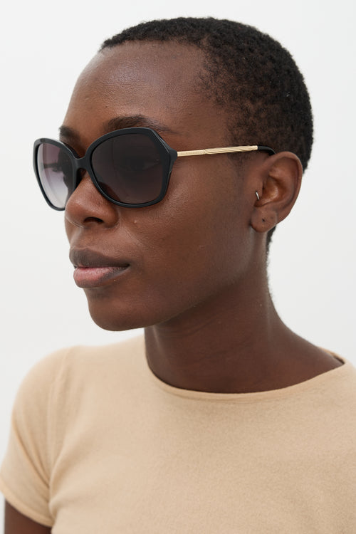 Burberry B4193 Round Sunglasses