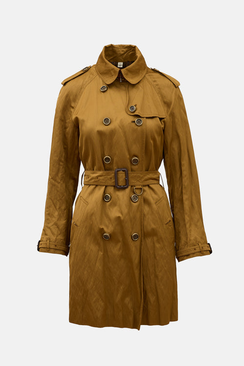Burberry Metallic Trench Coat