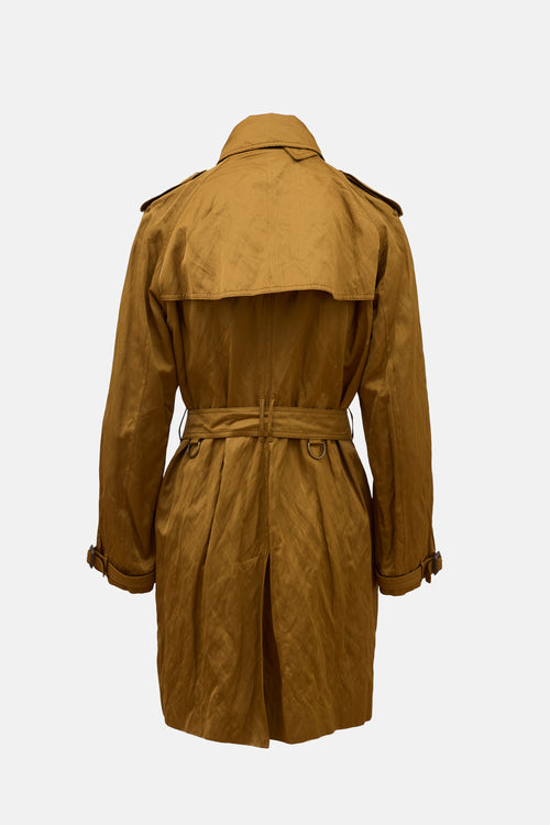 Burberry Metallic Trench Coat